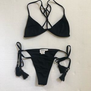 Somedays Lovin Black Bikini sz S